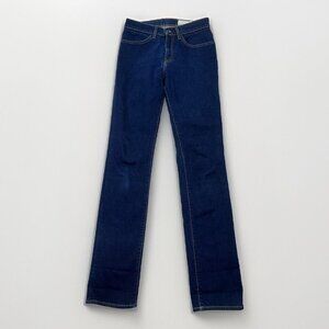 Imogene & Willie Jeans Womens  26 Mid Rise Straight Slim Dark Wash